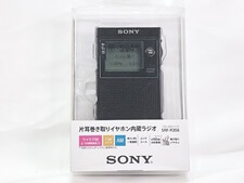 買取価格 SONY 片耳巻き取りイヤホン内蔵ラジオ SRF-R356 オーディオ